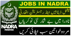 NADRA New Govt Jobs 2023